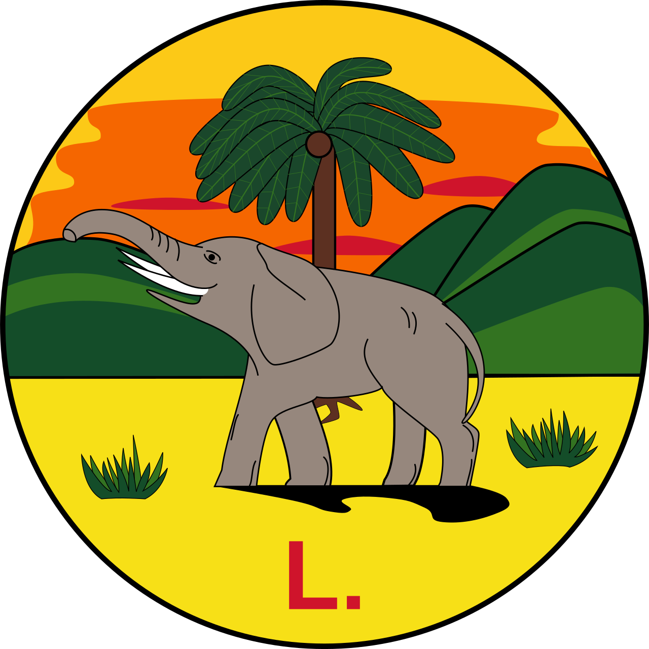 Badge of the Lagos Colony