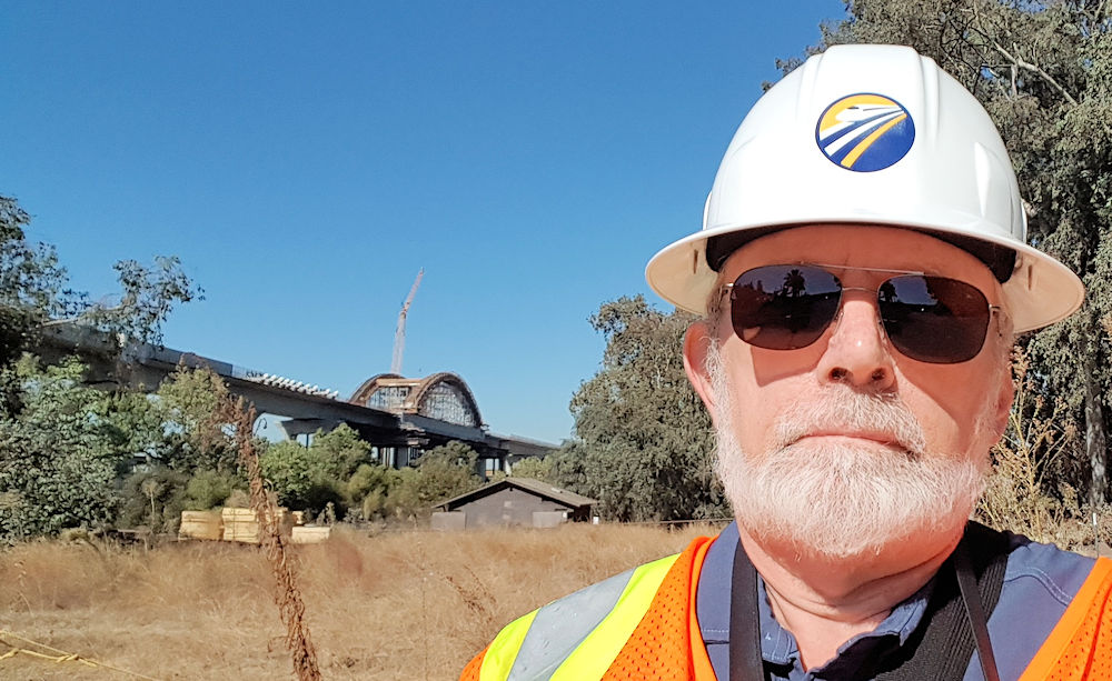 California High Speed Rail construction site visit